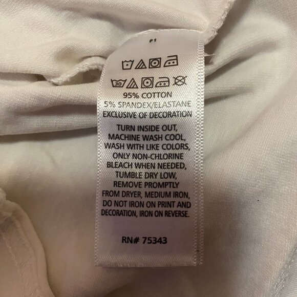 Tommy Bahama Baby Boys 18M White Graphic Tee – Dump Truck Pocket Design - Picture 7 of 7